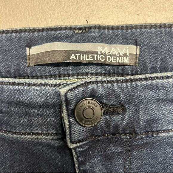 Mavi Athletic Denim Blue Jean Pants Zach Straight Leg Men Size 35 Made in Turkey - Picture 2 of 9